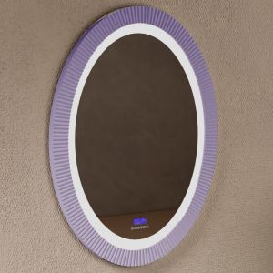 Зеркало с подсветкой ABBER Stein AS6601Violett 60см фиолетовый
