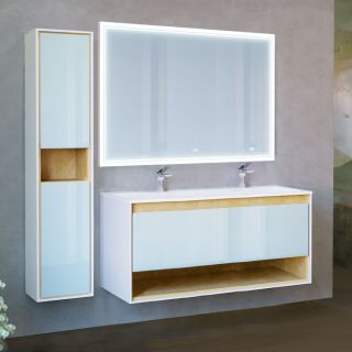 Зеркало Jorno Glass 120, с подсветкой Зеркало Jorno Glass 120, с подсветкой