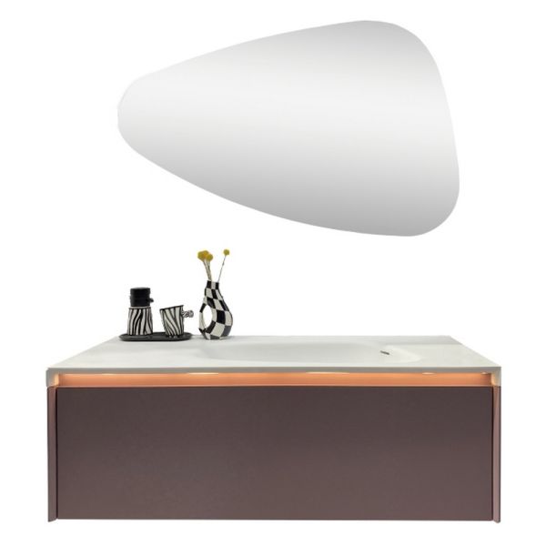 Зеркало с подсветкой Orans BC-4060-1200R 4060MRR 120 см с антизапотеванием и сенсорным включением