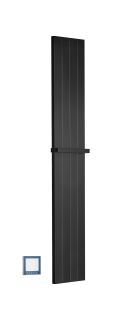 Полотенцесушитель электрический Boheme Flat 725-B 25x150 см чёрный Полотенцесушитель электрический Boheme Flat 725-B 25x150 см чёрный