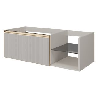 Тумба под раковину Armadi Art Quatro 790-M6-120-CM-RIB-MG 120 см кашемир/золото матовое Тумба под раковину Armadi Art Quatro 790-M6-120-CM-RIB-MG 120 см кашемир/золото матовое