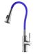 Смеситель для кухни Lemark Expert LM5082S-Violet с гибким поворотным изливом хром/фиолетовый Смеситель для кухни Lemark Expert LM5082S-Violet с гибким поворотным изливом хром/фиолетовый