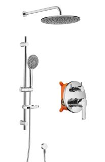 Душевой комплект Swedbe Platta 5536G1 хром/серый Душевой комплект Swedbe Platta 5536G1 хром/серый