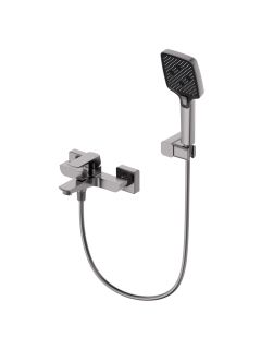 Смеситель для ванны с душем WONZON & WOGHAND FORZA, Темный графит WW-639031-1-BGM