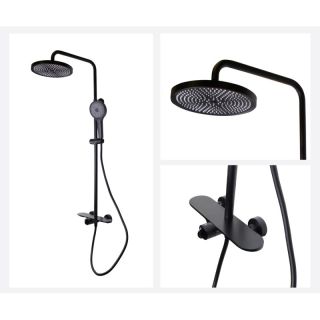 Душевая система Bronze de Luxe ICON 80112CB, черный Душевая система Bronze de Luxe ICON 80112CB, черный
