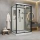 Душевая кабина Niagara Standart ST100/80/15Q/BL 100x80 см профиль чёрный стекло прозрачное