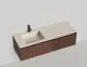 Подвесная тумба Salini Domino 27D214ON 140см шпон Onda Plus Подвесная тумба Salini Domino 27D214ON 140см шпон Onda Plus