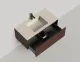 Подвесная тумба Salini Domino 27D210INF 100см шпон/фрезерованный фасад под встраиваемую раковину Подвесная тумба Salini Domino 27D210INF 100см шпон/фрезерованный фасад под встраиваемую раковину