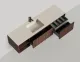 Подвесная тумба Salini Domino 27D218ONA 180см шпон с открытой полкой Onda Plus Подвесная тумба Salini Domino 27D218ONA 180см шпон с открытой полкой Onda Plus