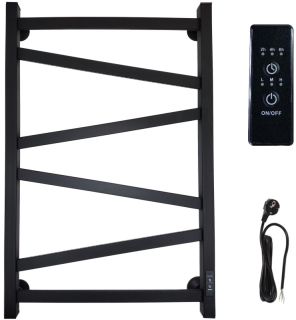 Полотенцесушитель электрический Маргроид Зигзаг 80x50см правый чёрный матовый Зигзаг-8050-1081-9005R Полотенцесушитель электрический Маргроид Зигзаг 80x50см правый чёрный матовый Зигзаг-8050-1081-9005R