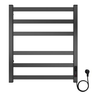 Полотенцесушитель электрический Azario Palermo AZ83901G 50x60 см графит