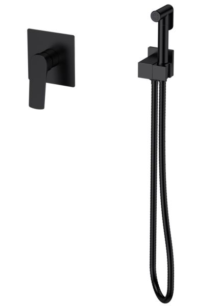 Гигиенический душ со смесителем Splenka S30.53.06 чёрный