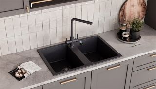 Кухонная мойка Ulgran Classic U-608-341 ультра-белый Кухонная мойка Ulgran Classic U-608-341 ультра-белый