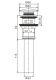Донный клапан Rose RS12 хром Донный клапан Rose RS12 хром