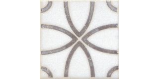 Вставка Kerama Marazzi STG\A405\1266H Амальфи орнамент коричневый 9.8x9.8x0,7