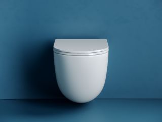 Унитаз подвесной Ceramicanova Тренд (Vogue) безободковый торнадо белый