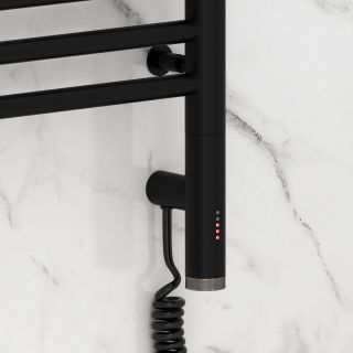 Полотенцесушитель электрический Сунержа Богема 3.0 31-5805-1240 120x40 см правый чёрный матовый