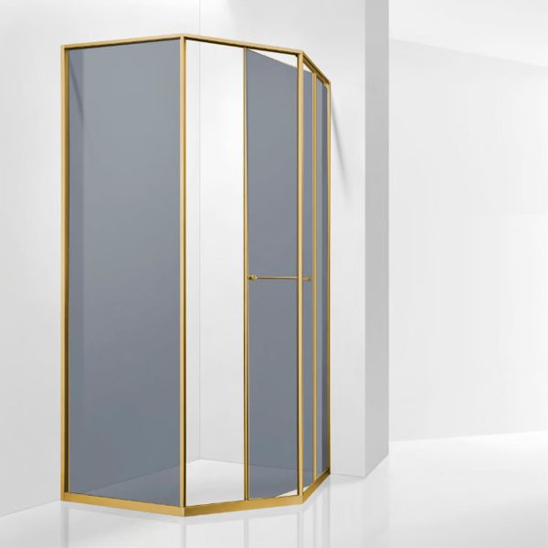 Душевой уголок RGW SV-82Gb "R" 33328200-36R 100x100 см брашированное золото
