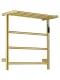 Полотенцесушитель электрический Wonzon & Woghand Bonn WW-AL402-BG с полкой 47x50 см брашированное золото