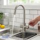 Смеситель для кухни Ceruttispa АНИЭЛЛО BN (ANIELLO BN) CT12088 никель матовый