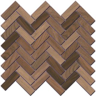 Декор Kerama Marazzi SG194\002 Селект Вуд бежевый темный мозаичный 33x33x0,9