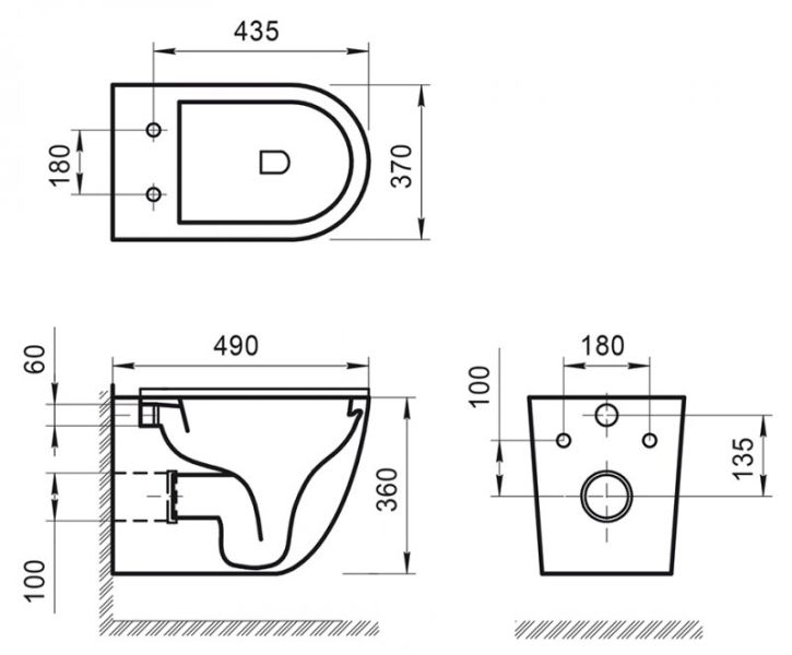 Унитаз подвесной BelBagno Sfera-R BB046CHR