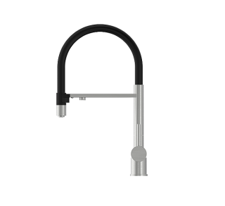 Смеситель для кухни Bas Kitchen-B СМ00101 брашированная сталь