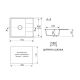 Кухонная мойка Maretti Kitchen KT575-BL, черный