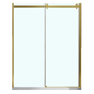 Душевая дверь Azario Bern AZ-733-150-BGL-CL 150 см профиль брашированное золото стекло прозрачное