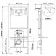 Комплект Berges 4в1 042436: инсталляция NOVUM кнопка L1 белая унитаз Albit S сиденье Top Slim SO