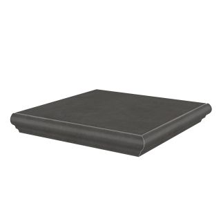 Ступень Kerama Marazzi KM4040G0041NGTA угловая Хадду серый тёмный матовый 34x34x0,8