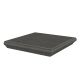 Ступень Kerama Marazzi KM4040G0041NGTA угловая Хадду серый тёмный матовый 34x34x0,8