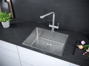 Мойка кухонная Paulmark Next PM215444-BS брашированная нержавеющая сталь