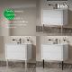 Тумба с раковиной IDDIS Оксфорд Нео (Oxford Neo) OXN80W0i95K 80 см белый матовый