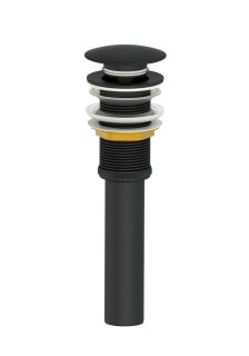 Донный клапан для раковины Wonzon & Woghand WW-88SS04-MB чёрный матовый Донный клапан для раковины Wonzon & Woghand WW-88SS04-MB чёрный матовый