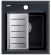 Комплект Paulmark: мойка Stepia 45 и коландер Advance PM114651-BLM+A375-BS чёрный металлик/брашированная нержавеющая сталь Комплект Paulmark: мойка Stepia 45 и коландер Advance PM114651-BLM+A375-BS чёрный металлик/брашированная нержавеющая сталь