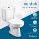 Унитаз-компакт Santek Анимо 1WH110032 с диагональным выпуском белый